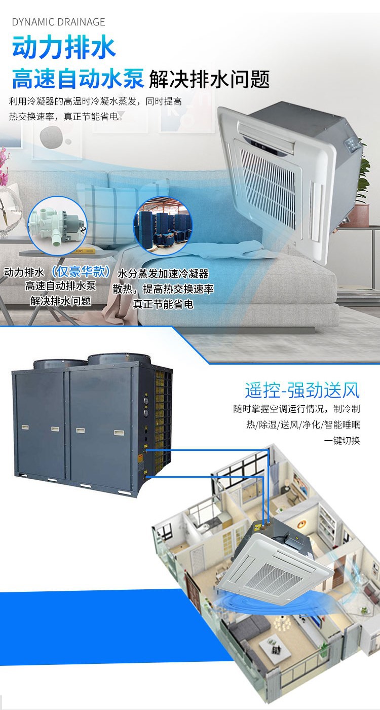 卡式風(fēng)機(jī)盤管如何排水？