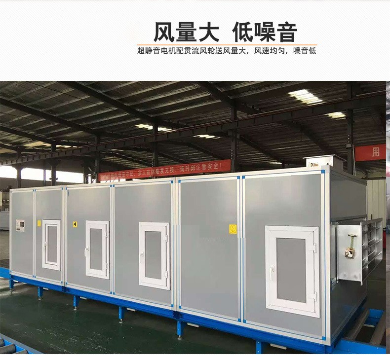 闡述組合式空調(diào)機組的風量、風壓偏低的原因